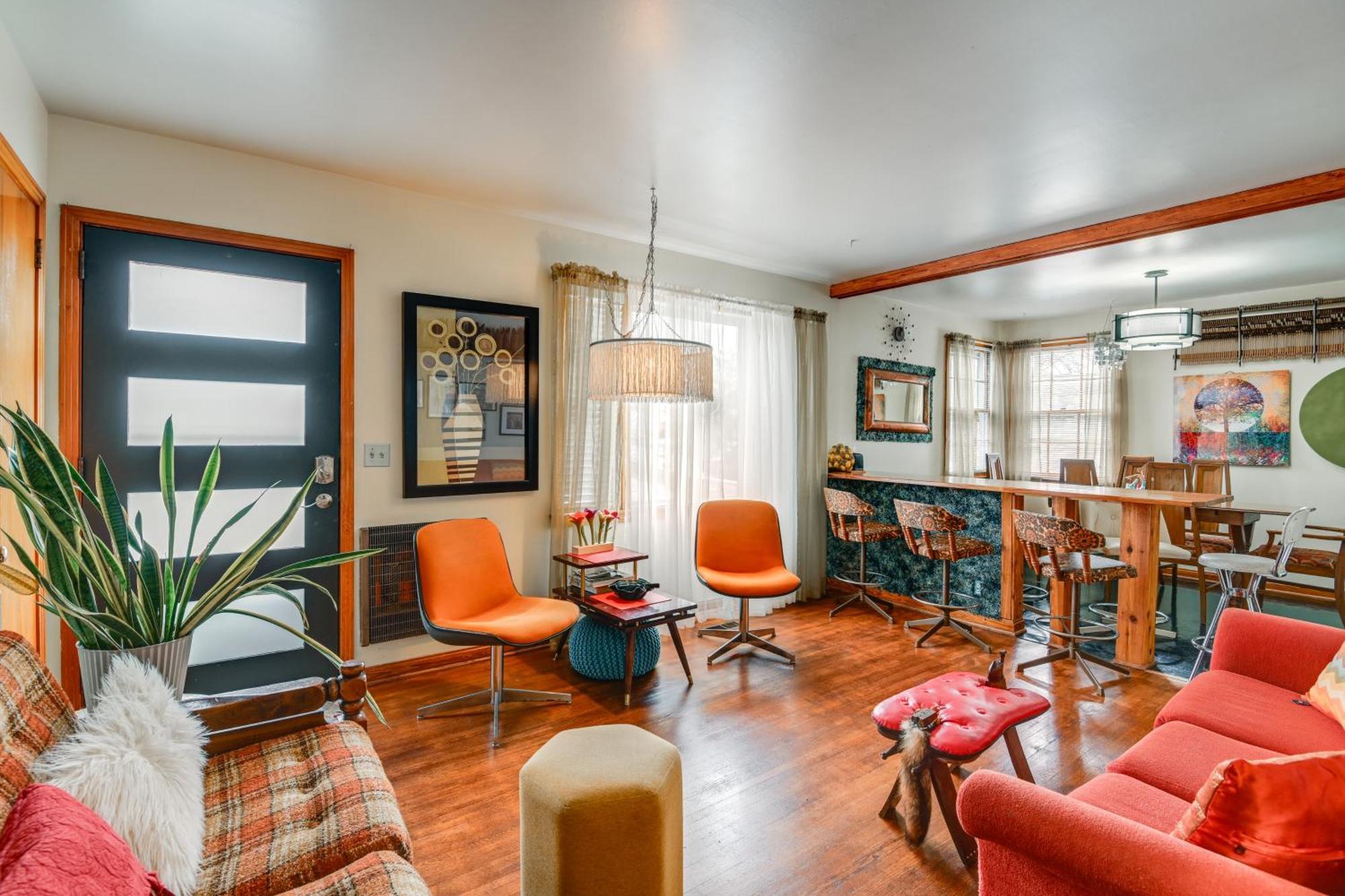 6 Mi To Downtown 70S-Themed Home In Nashville! Exterior photo